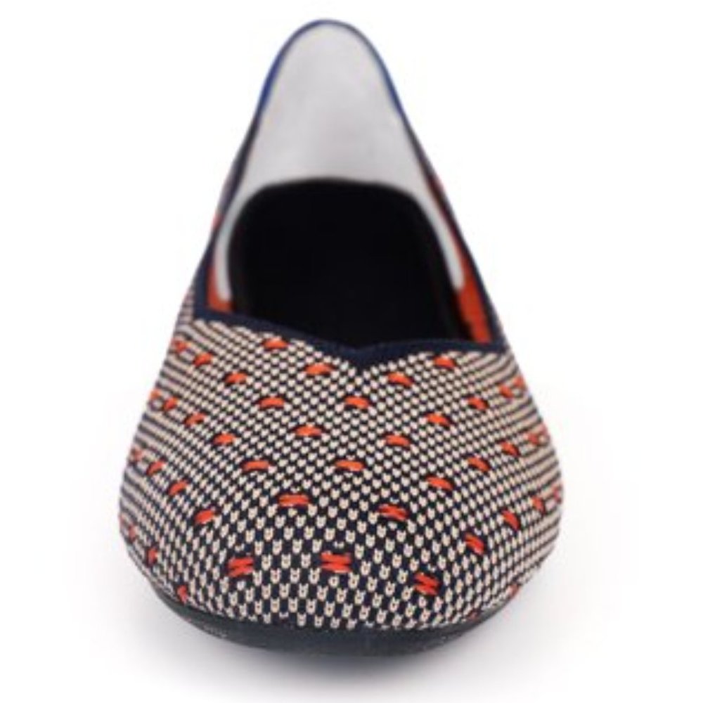 EVGLOW Round Toe Knit Texture Ballet Flats NEW!! - Picture 2 of 12